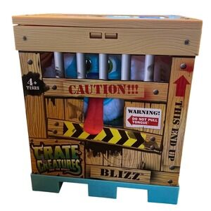 MGA Crate Creatures Blizz Yeti Monster interactive Plush Toy Sound and Motioner